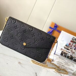 Louis Vuitton Black Monogram Crossbody Bag